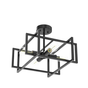 Minyuco dimmable 4x60W E26 fixture supports LED and ambient lighting.