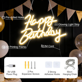 Miootly durable acrylic backboard neon decor for long-lasting celebrations.