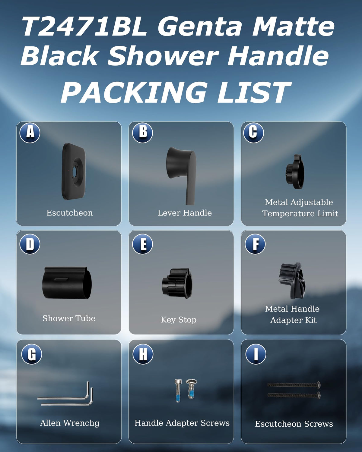 Miory rough-in valves and cartridges sold separately for flexibility.