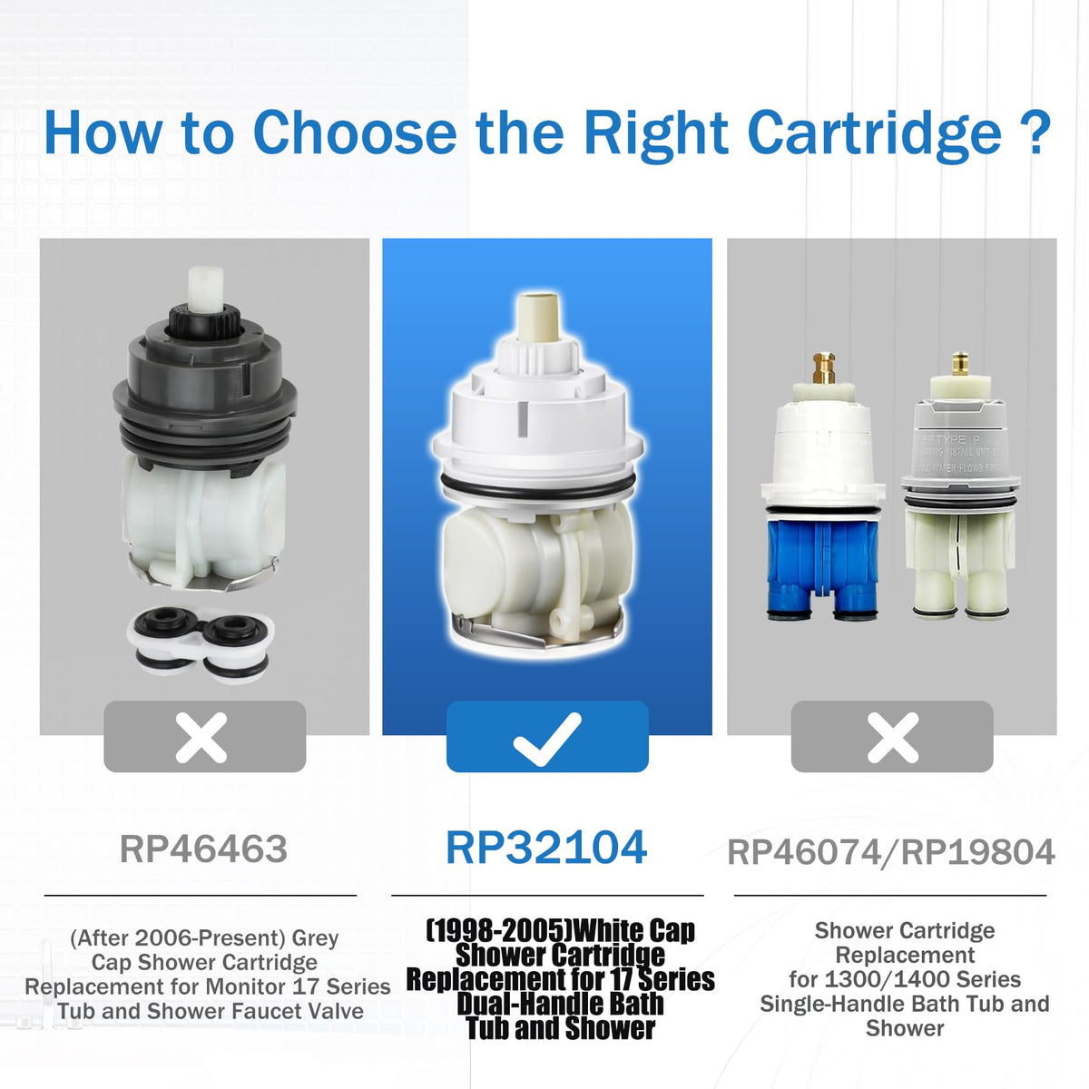Miory RP32104 includes cartridge and replacement parts for convenient upgrade.