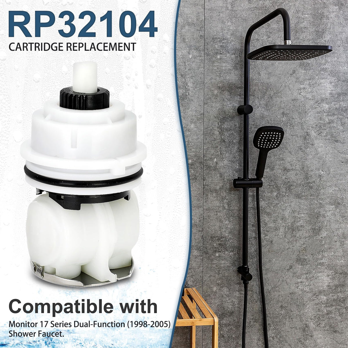 Miory RP32104 leak prevention features help extend faucet lifespan.