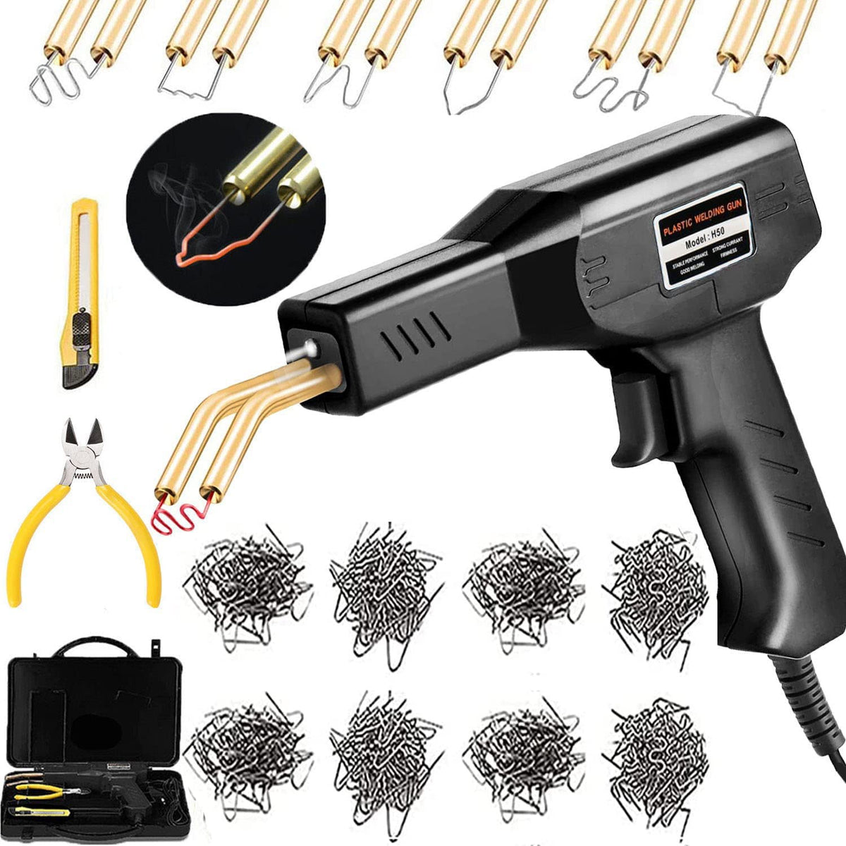 Miotorio plastic welding machine full kit for DIY bumper and panel repairs.