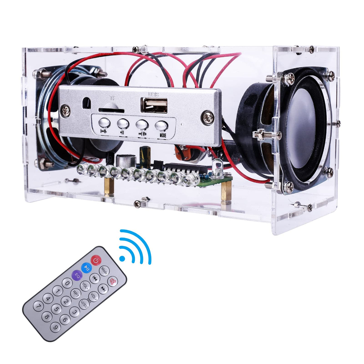 MiOYOOW DIY Bluetooth speaker kit assembly for hands-on learning and visual appeal