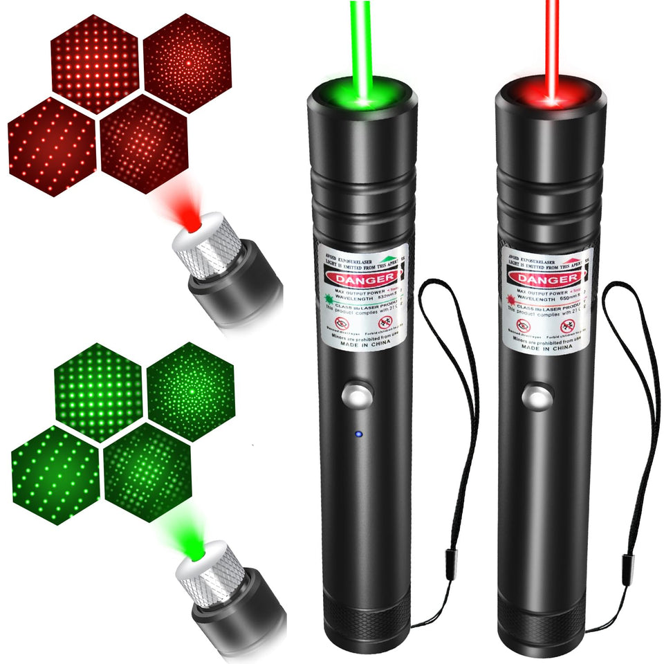 MIPREZT laser pointer front view shows compact aluminum body for portable use
