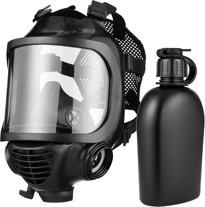 Mira Safety CM-6M full-face mask with clear visibility and comfortable fit.