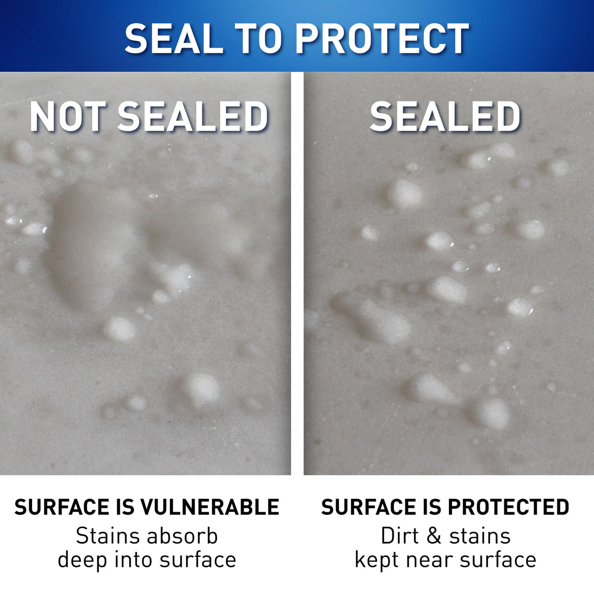 Exterior-use protection for outdoor surfaces with Miracle Sealants 511 H2O Plus.