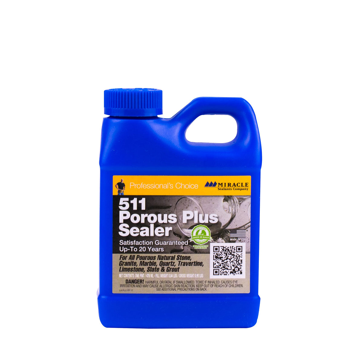 Miracle Sealants 511 Porous Plus bottle shown with invisible moisture protection.