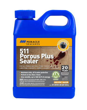 Miracle Sealants 511 Porous Plus bottle ready for application on porous surfaces