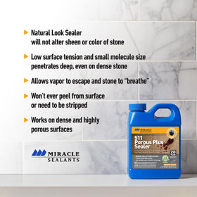 Exterior use of 511 Porous Plus, weather resistant on porous surfaces.