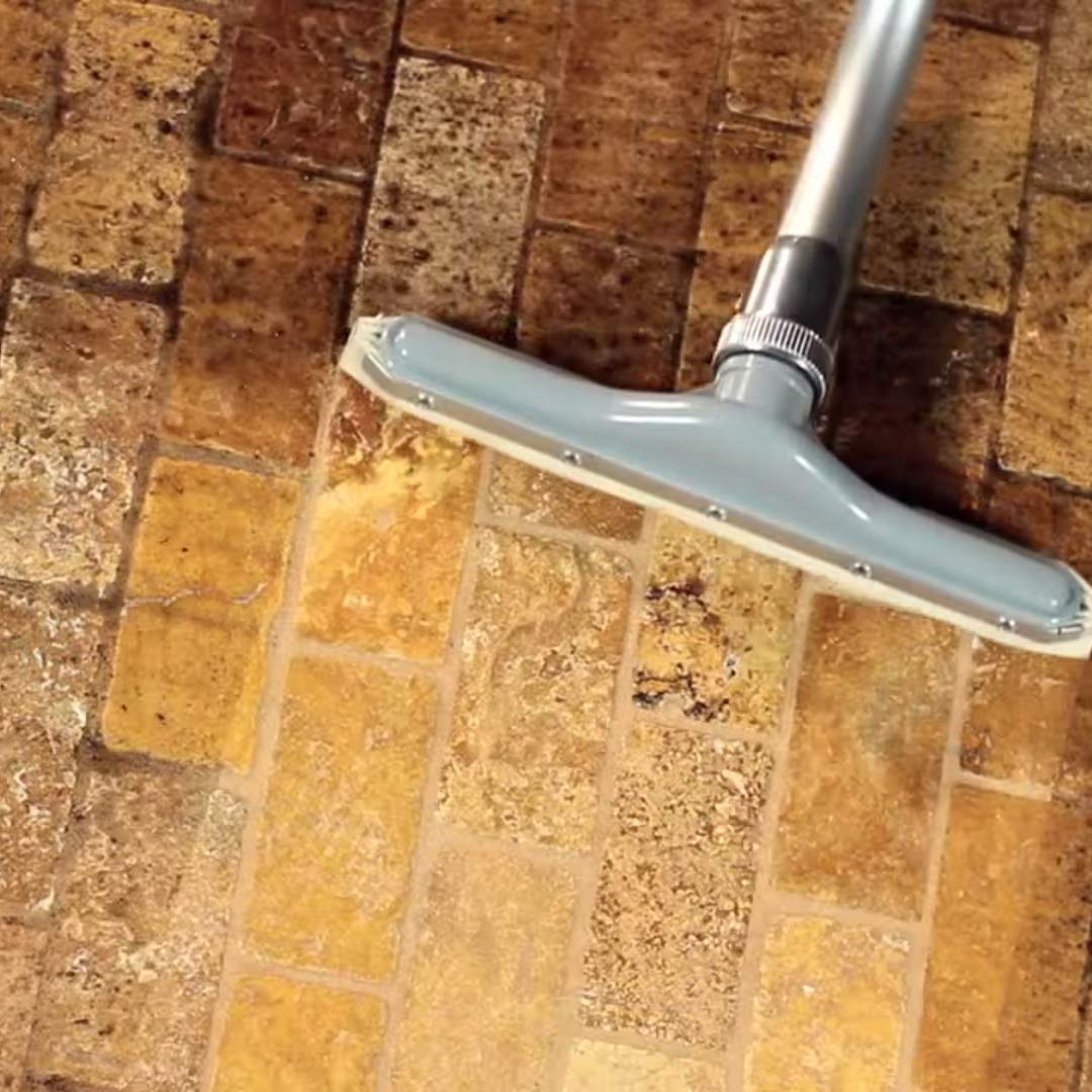 Miracle Sealants efflorescence removal on stone and concrete.