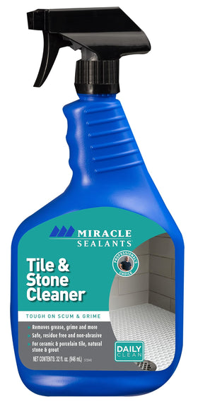 Miracle Sealants Tile & Stone Cleaner bottle with pH-neutral formula for versatile cleaning