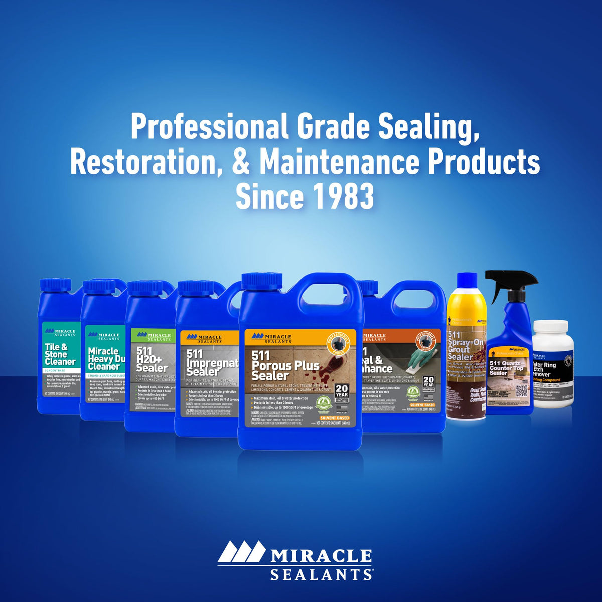 Easy-to-use Miracle Sealants cleaner speeds routine cleaning