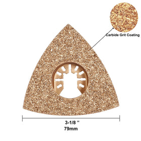 MiraShine oscillating tool blade in action showing universal fit and efficiency.