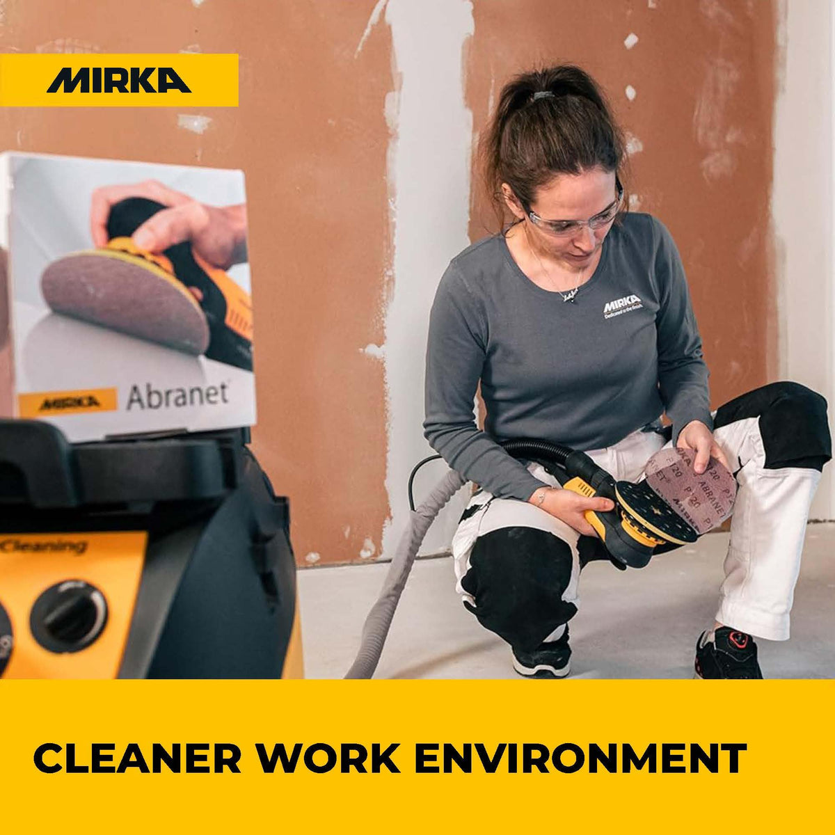 Mirka Abranet 6-Inch multi-material disc works on wood, plastic, and more
