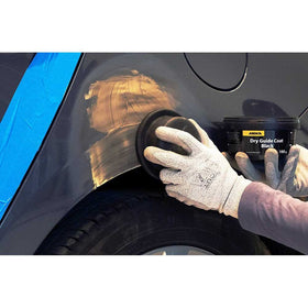 Mirka Dry Guide Coat Black highlights defects on primer layers during sanding