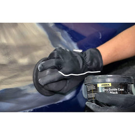 Mirka Dry Guide Coat Black assists surface prep demonstration