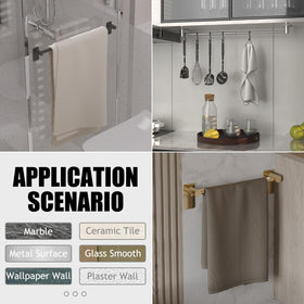 MIROAMZ towel bar is versatile for bathroom or kitchen use.