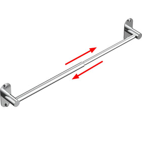 MIROAMZ towel bar extended from 14.4 to 25.2 inches for larger towel loads.