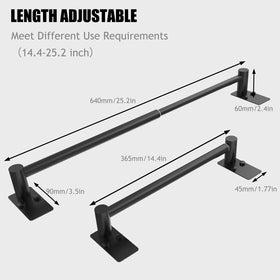 MIROAMZ matte black finish adds a modern touch to any bathroom.