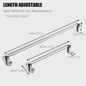 MIROAMZ stainless steel 304 construction ensures durability for humid bathrooms.