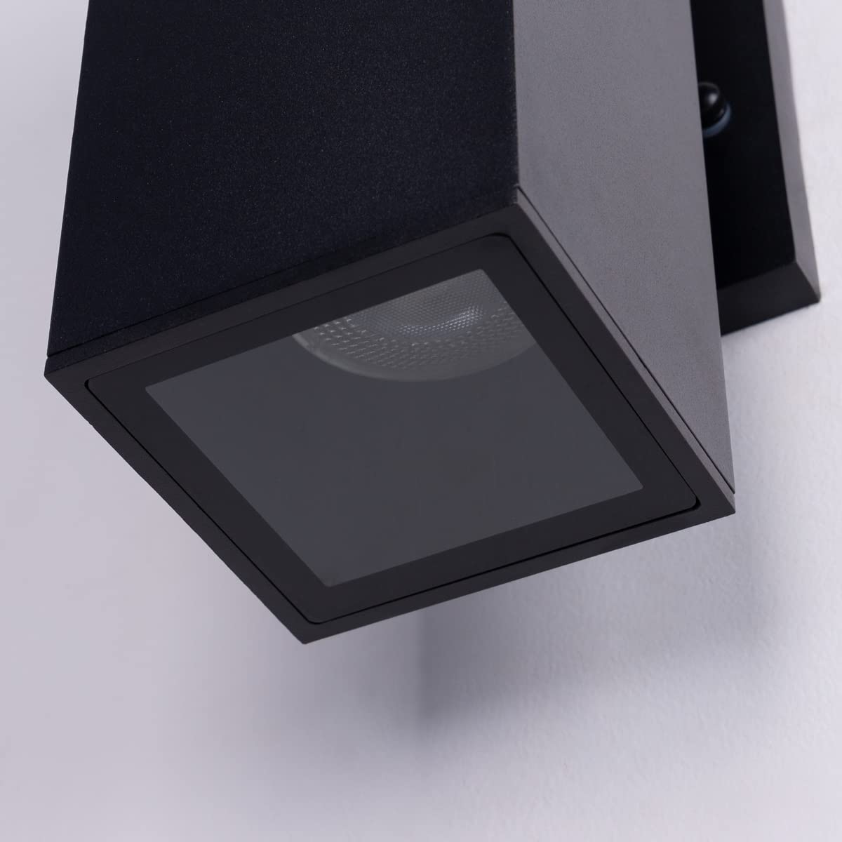 Mirrea matte black finish texture adds contemporary style and weather resistance.