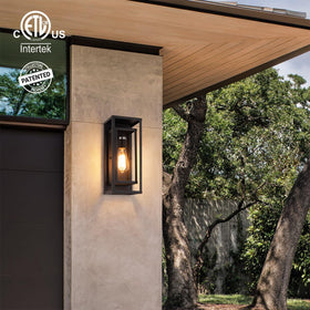 Mirrea sconce uses a replaceable bulb compatible with ST64 or ST58
