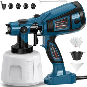 MirrorZone paint sprayer 1000W motor delivers powerful, even coverage for large furniture projects.