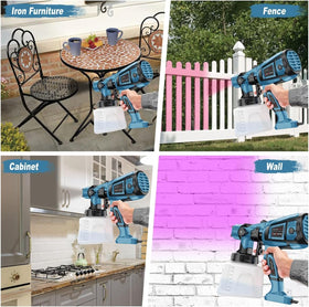 MirrorZone paint sprayer flow control knob enables precise paint flow management.