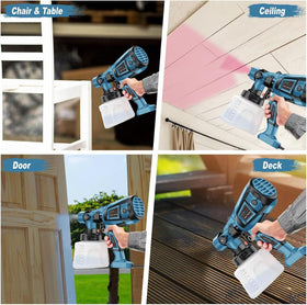 MirrorZone paint sprayer safety features include insulation and fuse protection for safer operation.