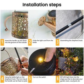 Misawce IP65 weatherproof solar light withstands rain and snow for year-round charm.