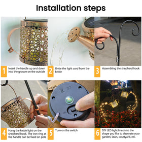 Misawce solar garden light withstands weather IP65