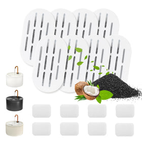 MISFANS ceramic cat fountain filters ready for quick installation and cleaner water.