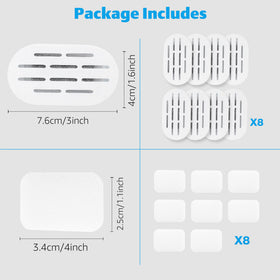 MISFANS eight-pack carbon filters demonstrate triple filtration for fresher water.