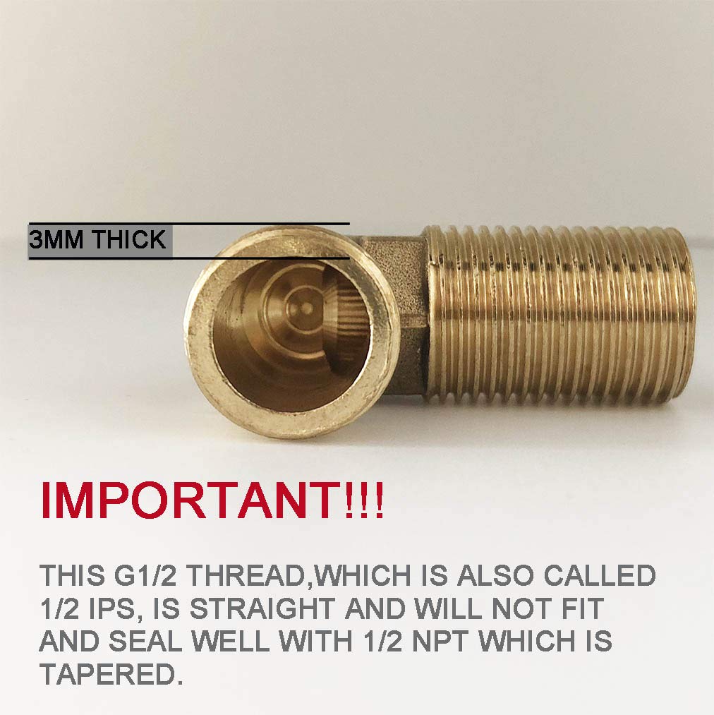 MISSMIN 90-degree elbow joint simplifies faucet alignment behind the sink.