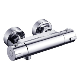 MISSMIN thermostatic RV shower faucet in chrome finish for constant temperature comfort.