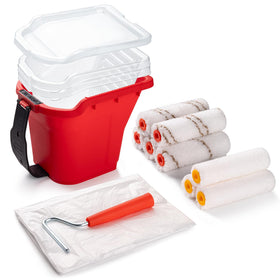 Mister Rui 4-inch paint roller for smooth walls and precise trim.