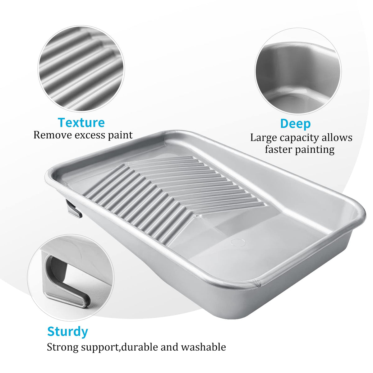 Mister Rui 5-wire roller frame compatible with 9-inch rollers for smooth coverage.