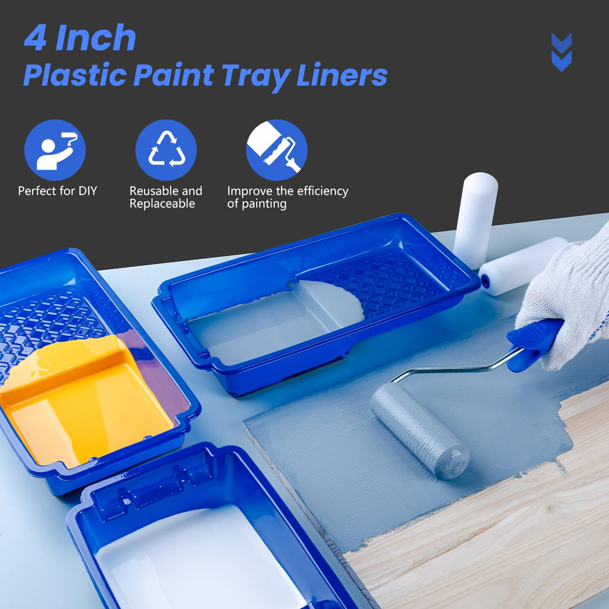 Compact Mister Rui liner in use with a small tray for precise work.
