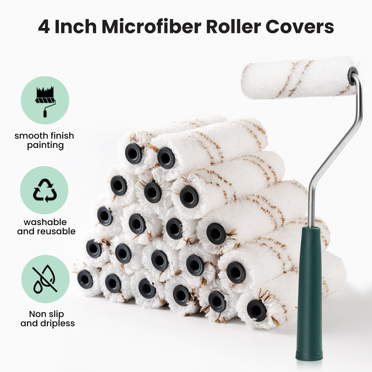 Mister Rui easy-clean roller is reusable after a quick rinse and dry.