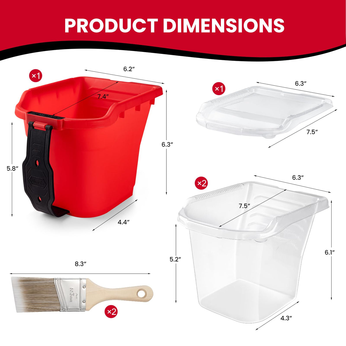 Mister Rui easy-cleanup liners allow quick disposal after drying