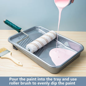 Mister Rui frame compatible with microfiber rollers for refined wall finishes.