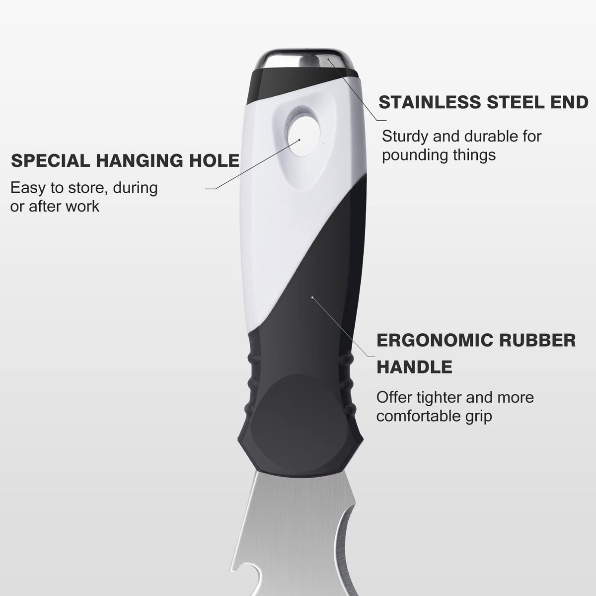 Mister Rui hammer end for nail pulling and can opening tasks
