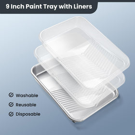 Mister Rui waterproof plastic sheeting protects furniture during painting projects.