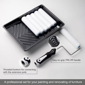 Mister Rui disposable liner 6-inch tray for quick cleanup