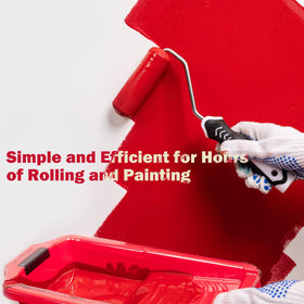 Mister Rui ergonomic tray handle enables easy transport during painting tasks.