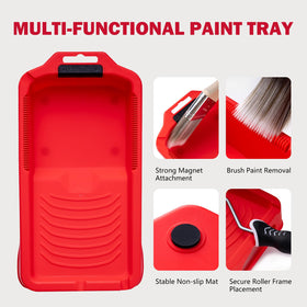 Mister Rui 21-pack paint tray liners for quick color changes and cleaner work.