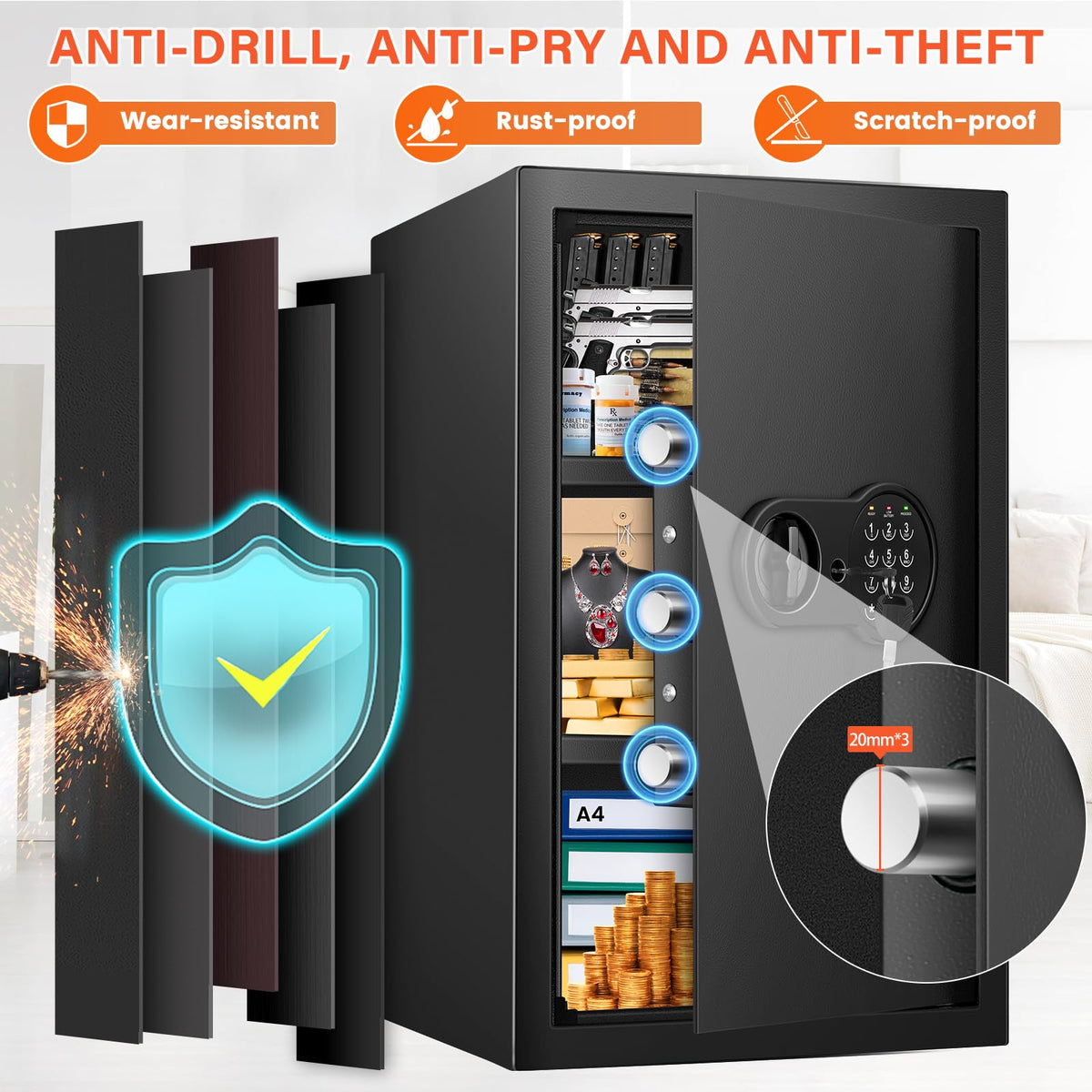 Mitlvge digital keypad for quick, secure access