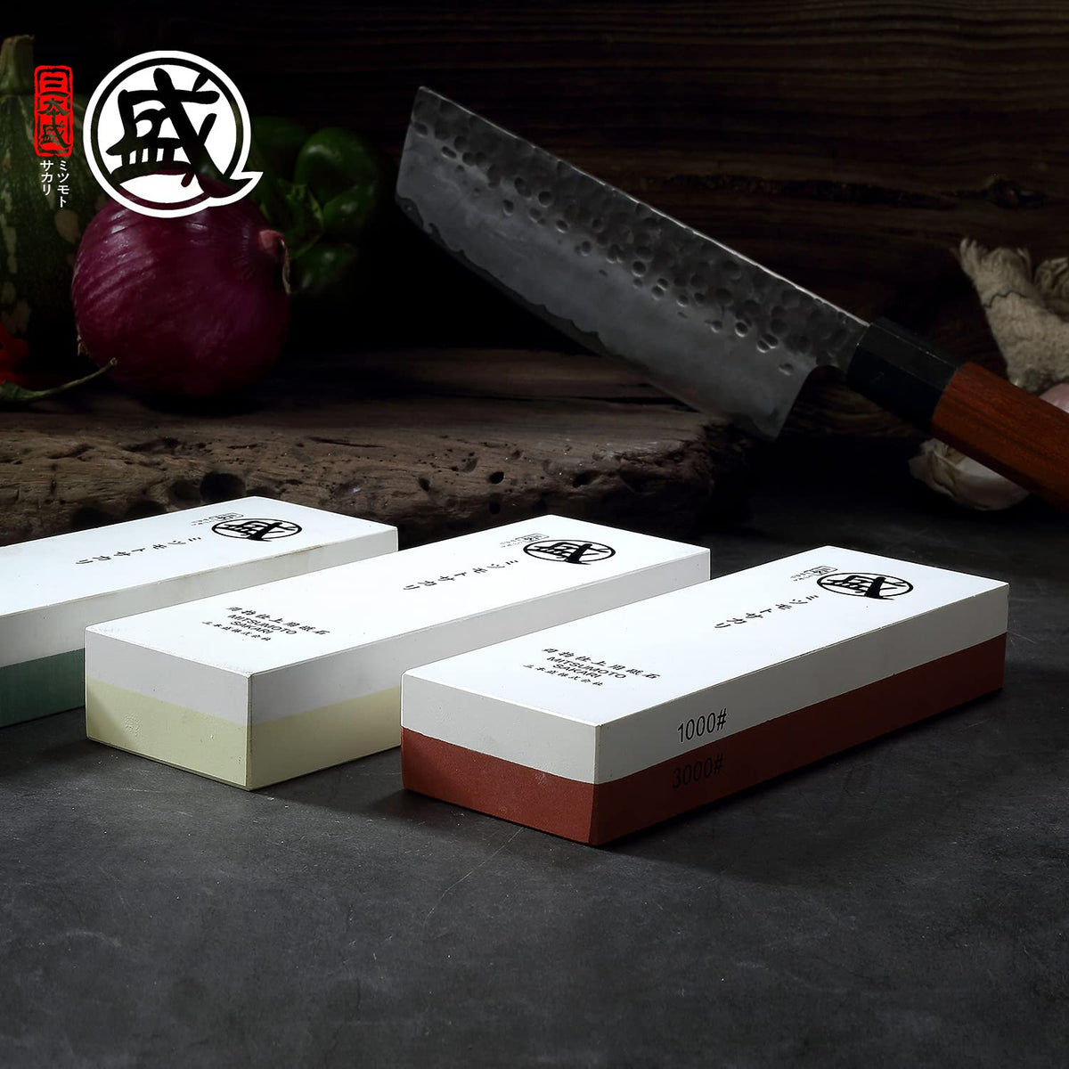 MITSUMOTO SAKARI multipurpose sharpening stone supports everyday kitchen care