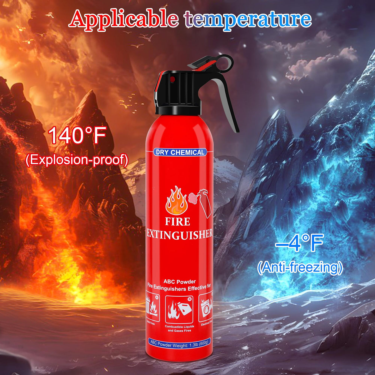 MITUKIYOUNG home-safe extinguisher for household fires and grease control