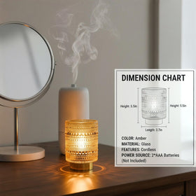 MiuBrty cordless table lamp with 6-hour timer for scheduled lighting.